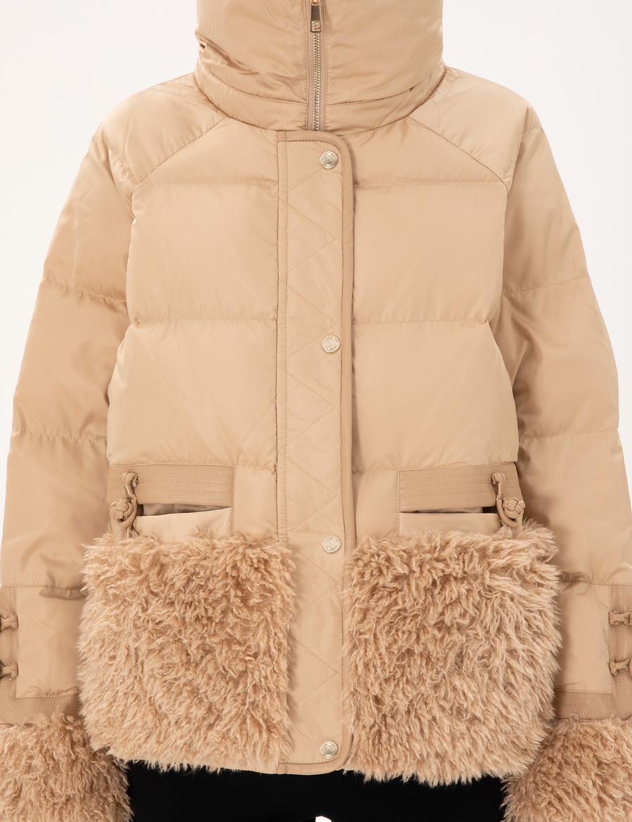 Bej Comfort Fit Mont