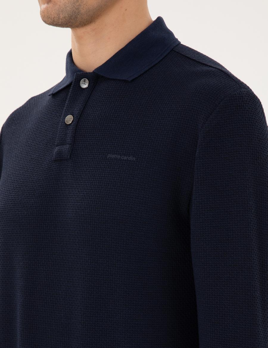 Lacivert Regular Fit Sweatshirt