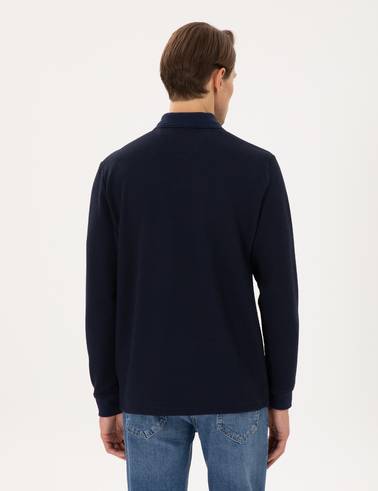 Lacivert Regular Fit Sweatshirt