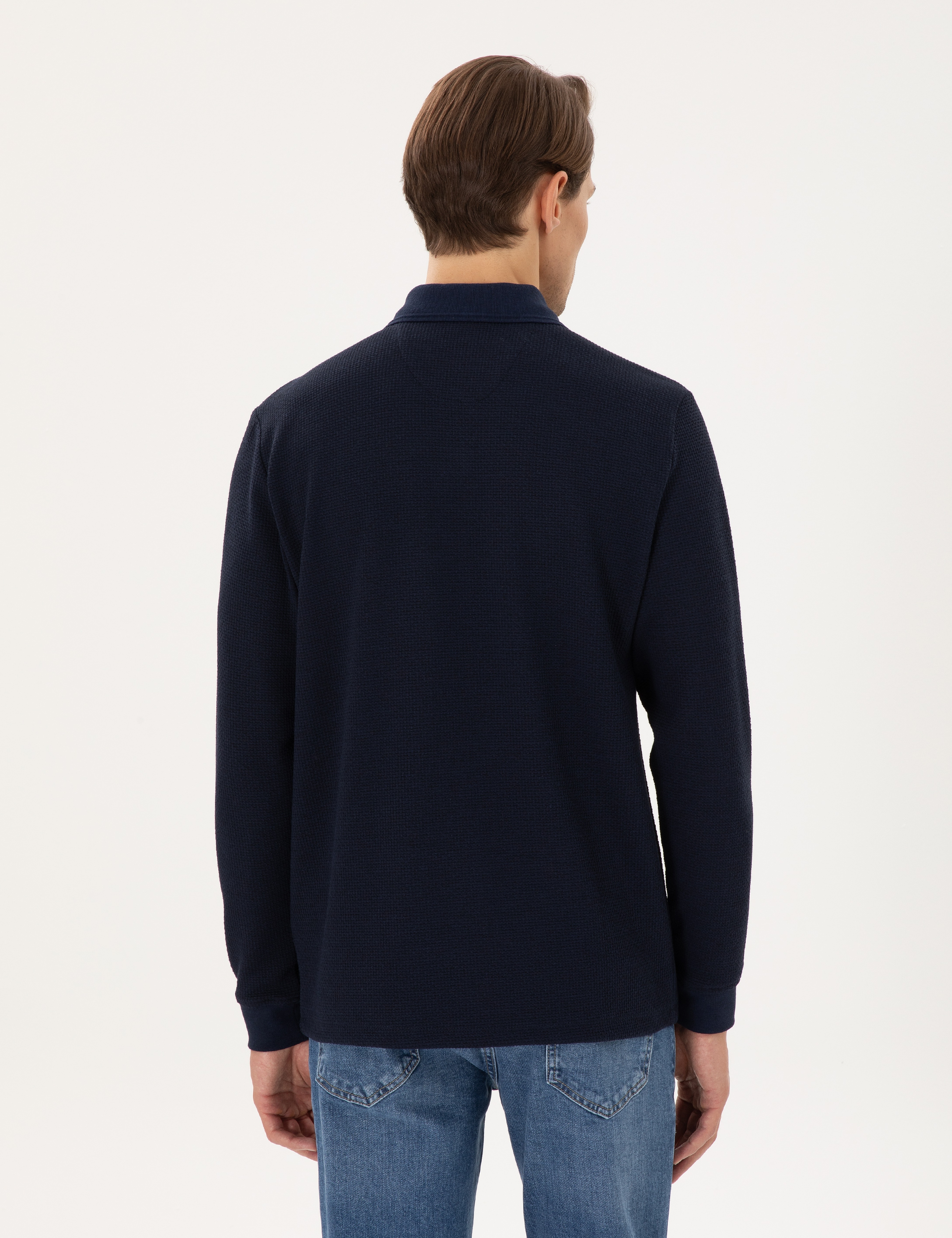Lacivert Regular Fit Sweatshirt - Image 5