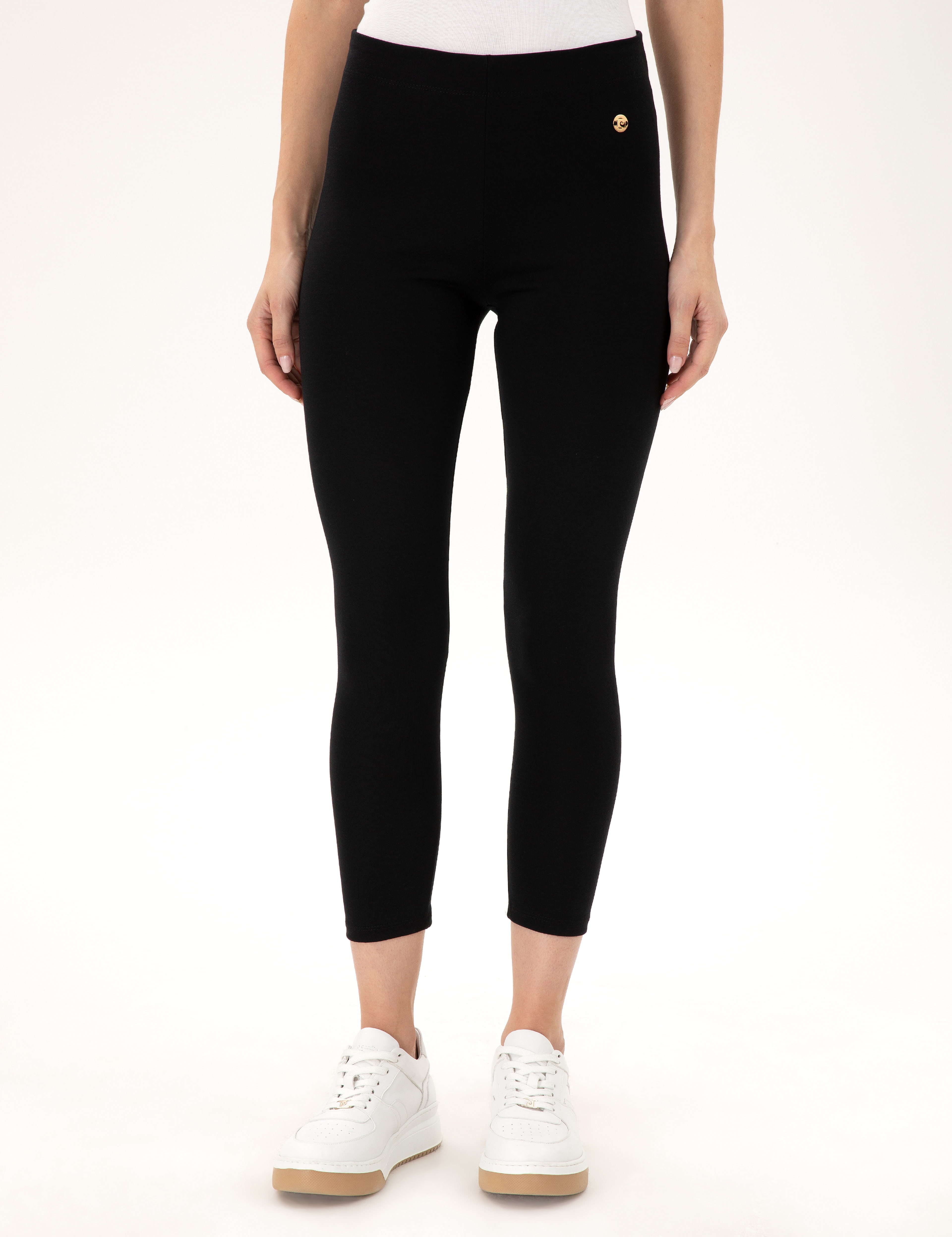 Siyah Slim Fit Tayt