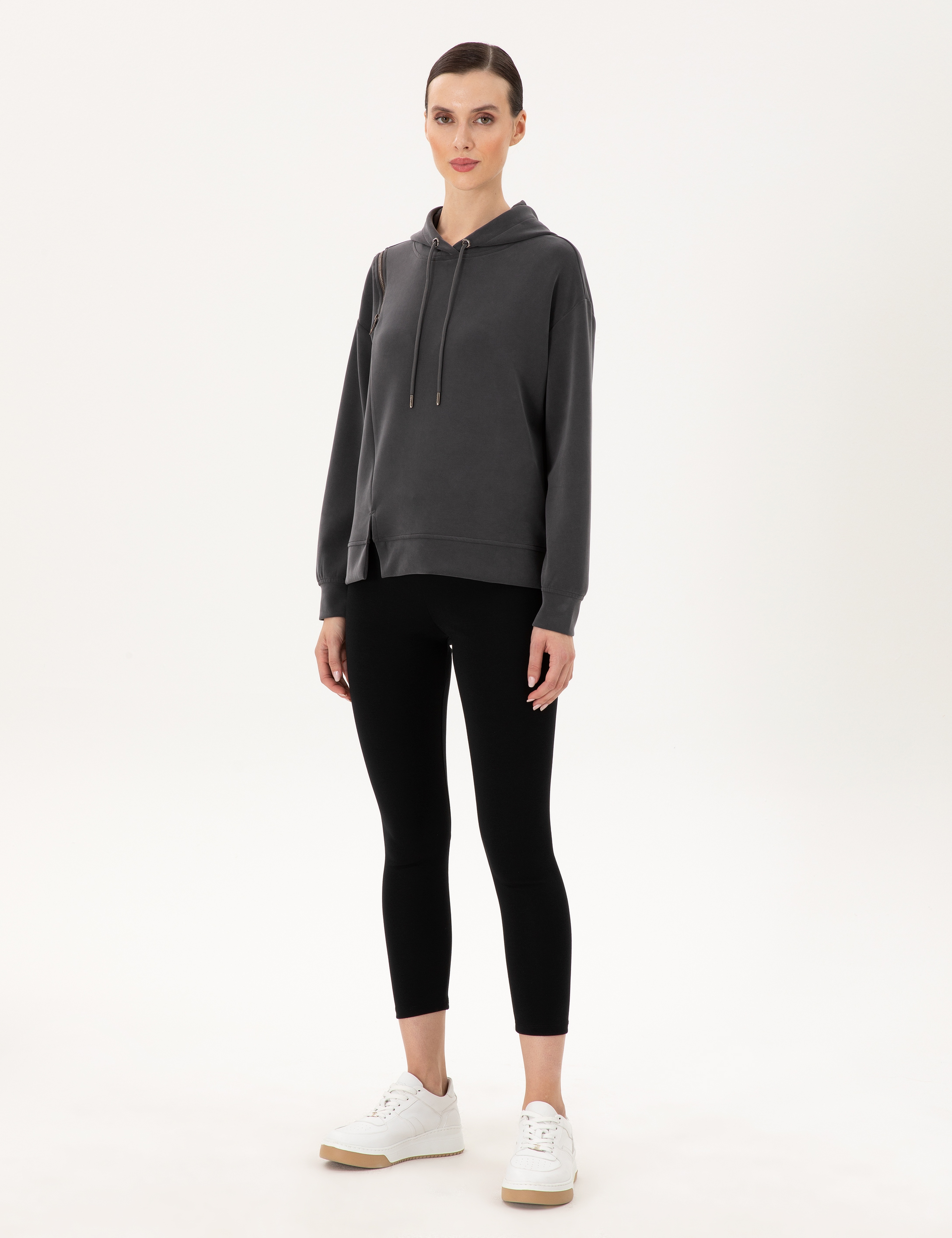 Siyah Slim Fit Tayt