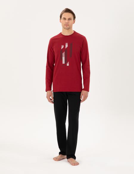 Bordo Pijama Takımı - 50306722004