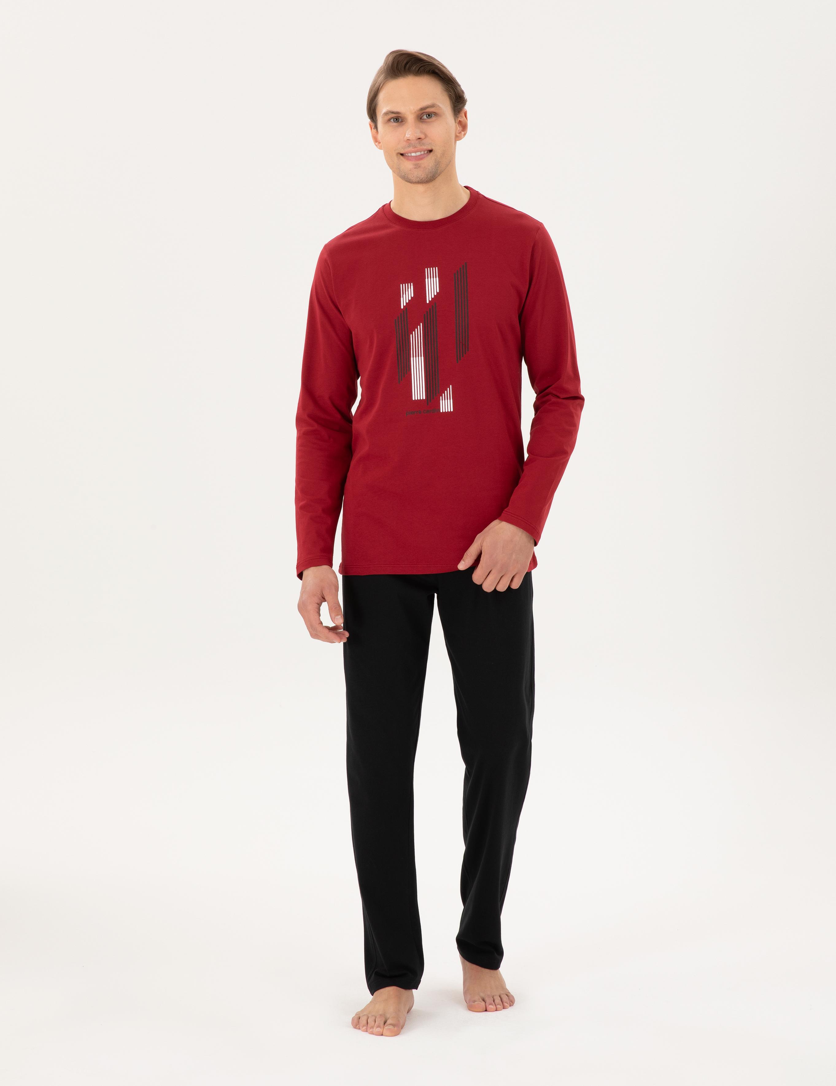 Bordo Pijama Takımı