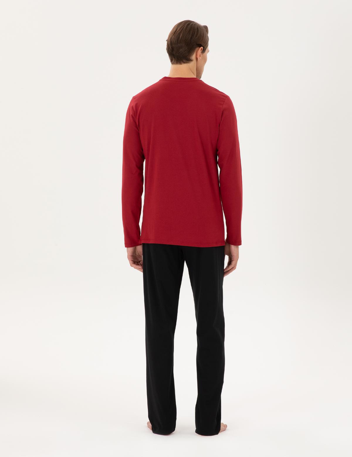 Bordo Pijama Takımı - 50306722004