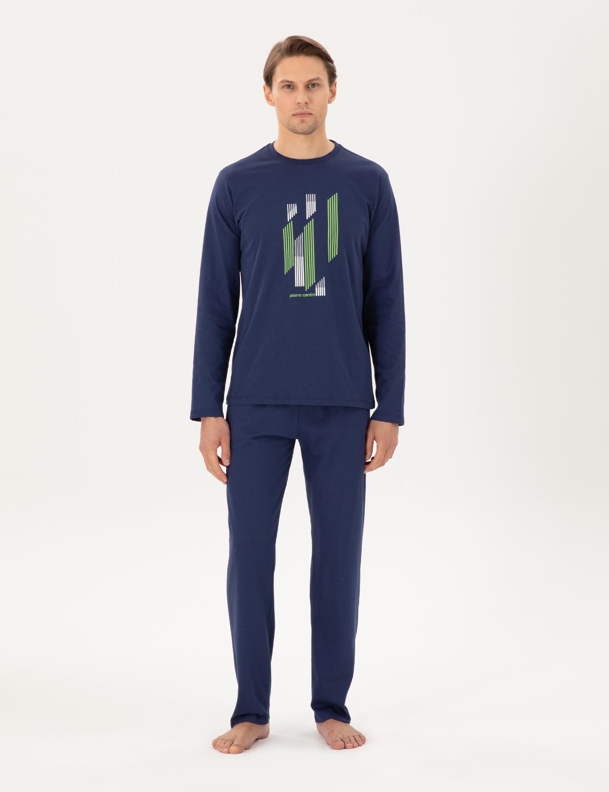 İndigo Pijama Takımı