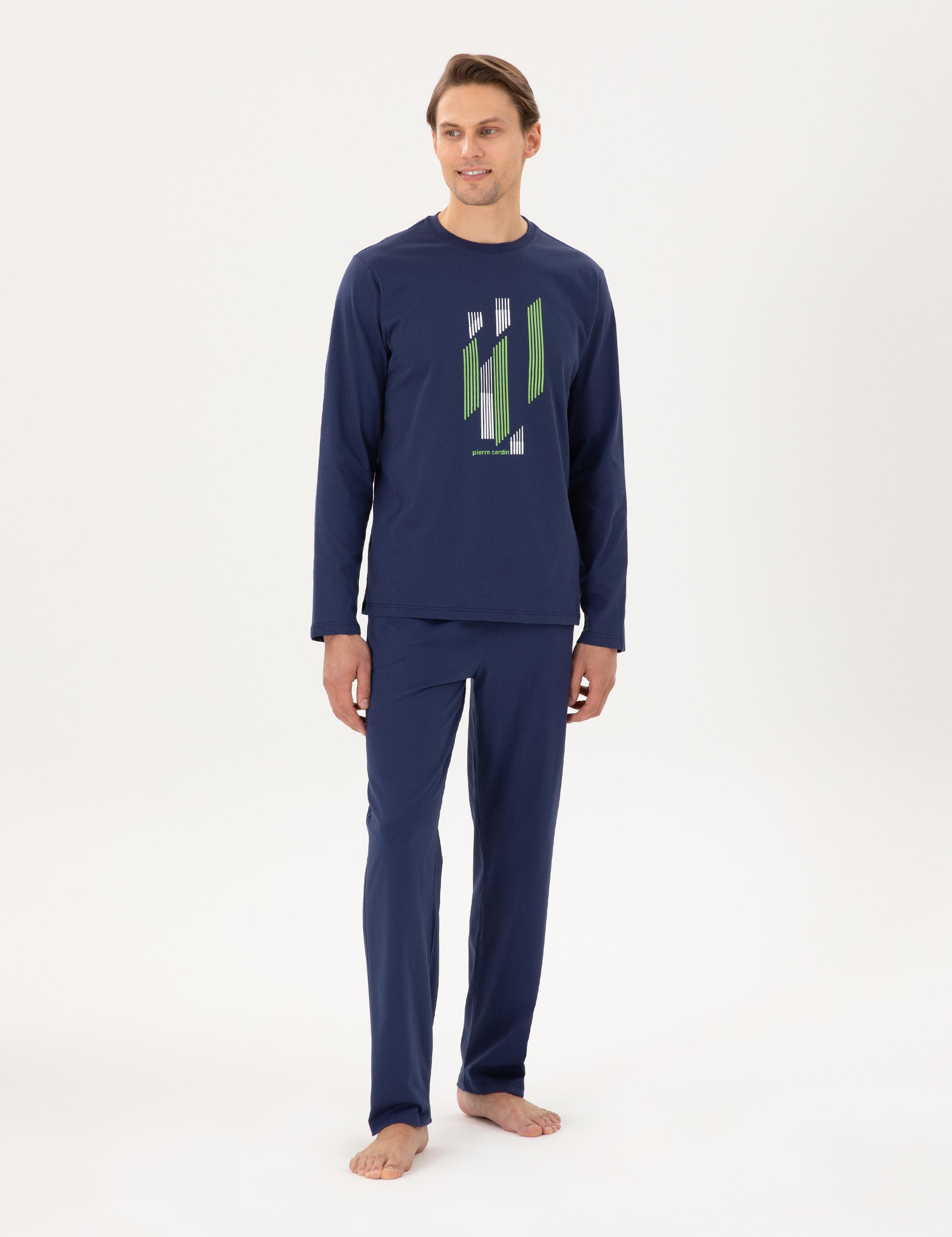 İndigo Pijama Takımı