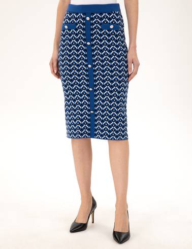 Saks Kalem Fit Triko Etek