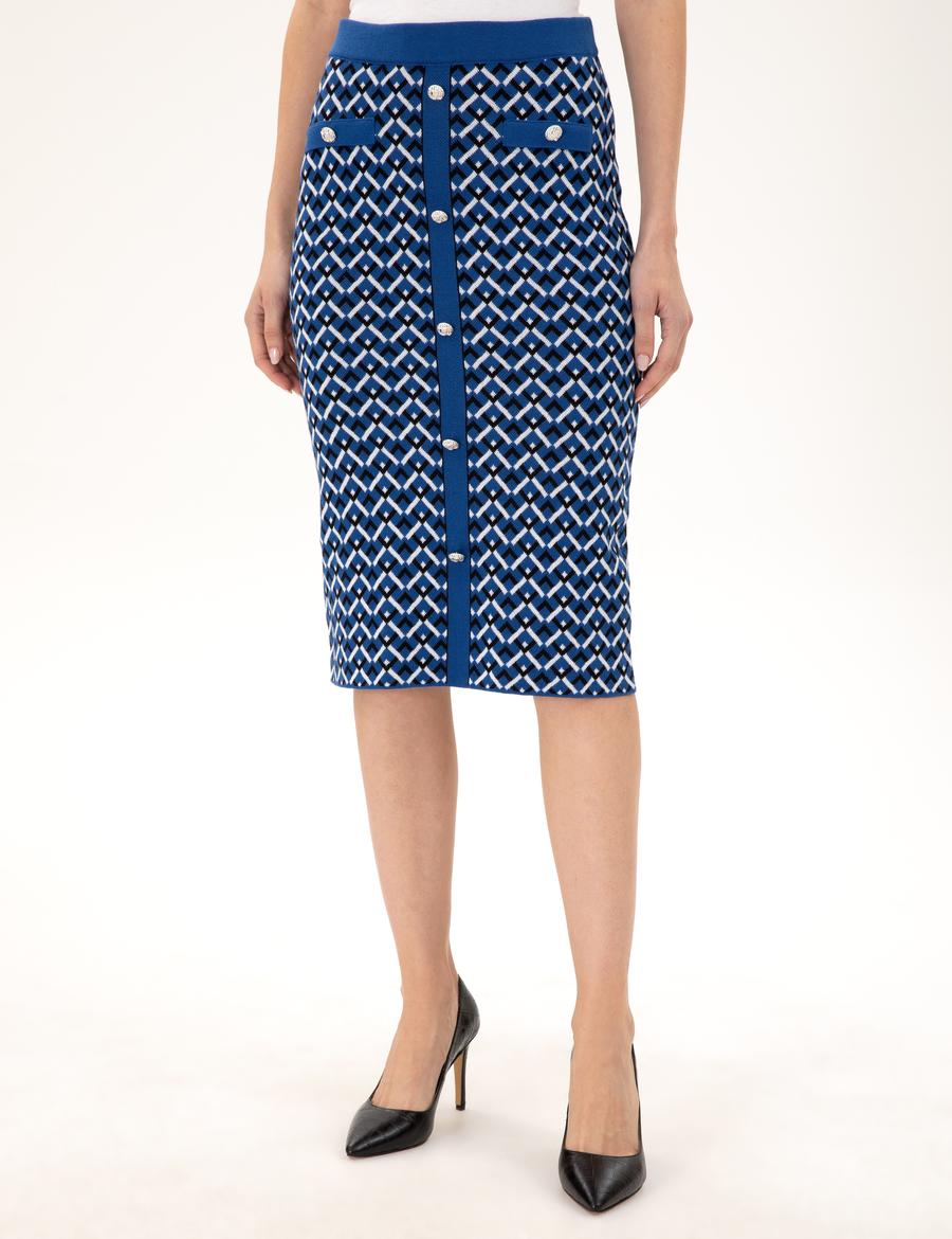 Saks Kalem Fit Triko Etek