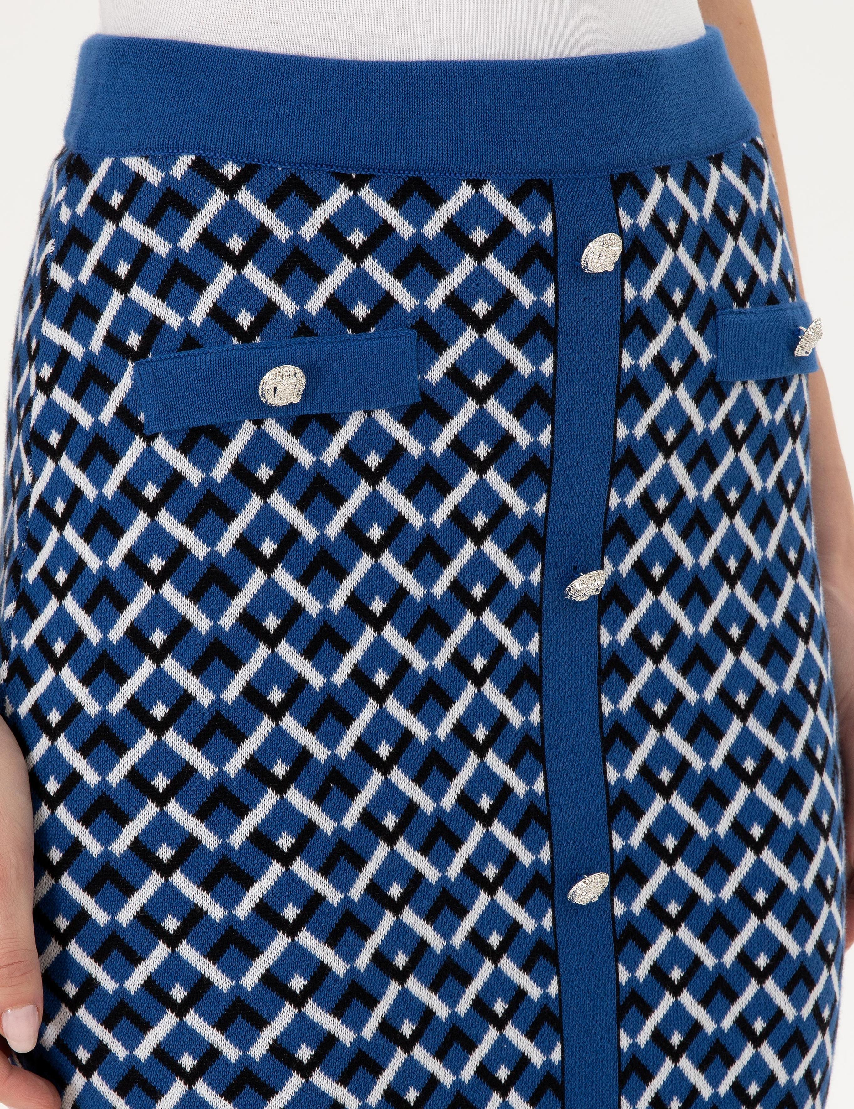 Saks Kalem Fit Triko Etek