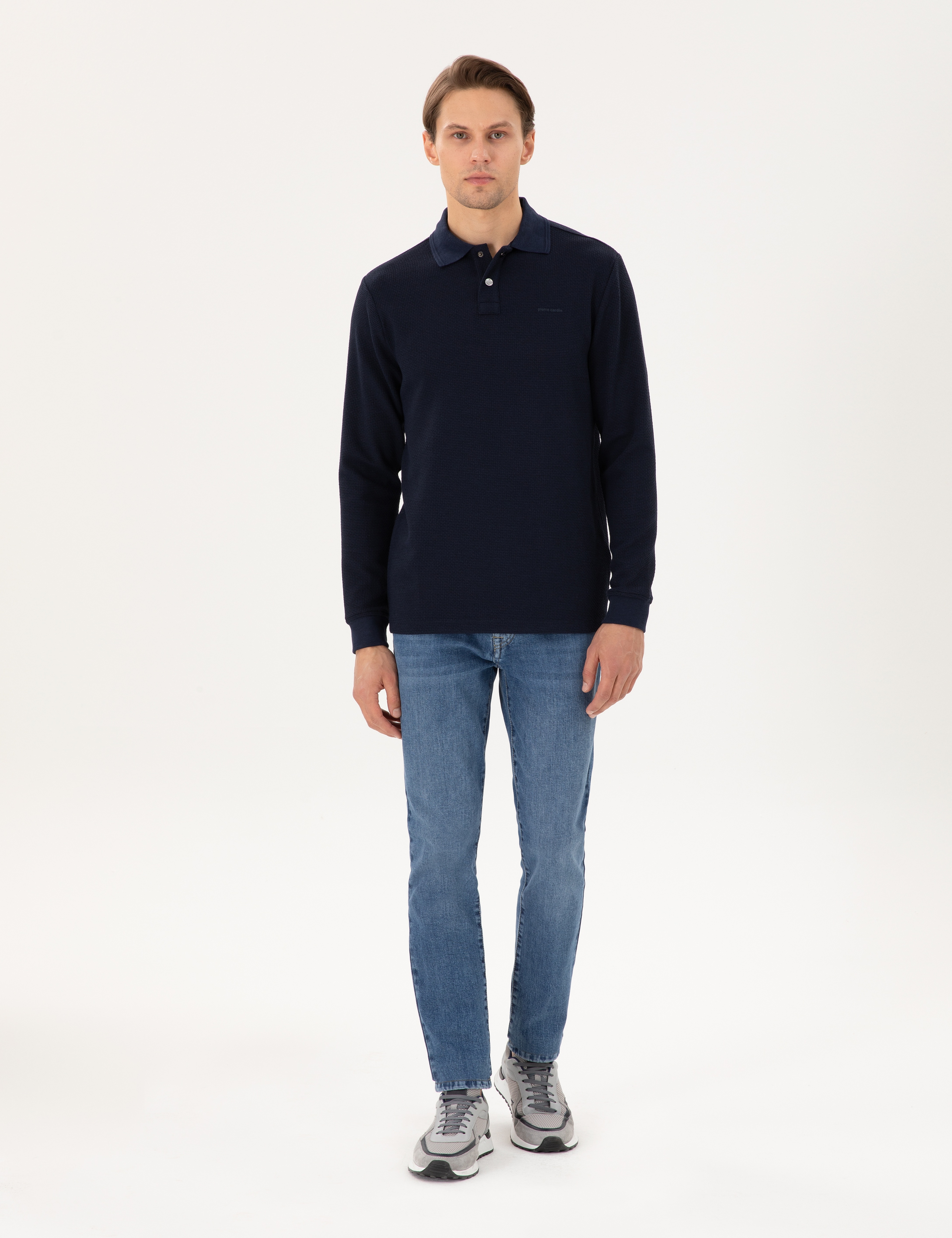 Lacivert Regular Fit Sweatshirt - Image 4