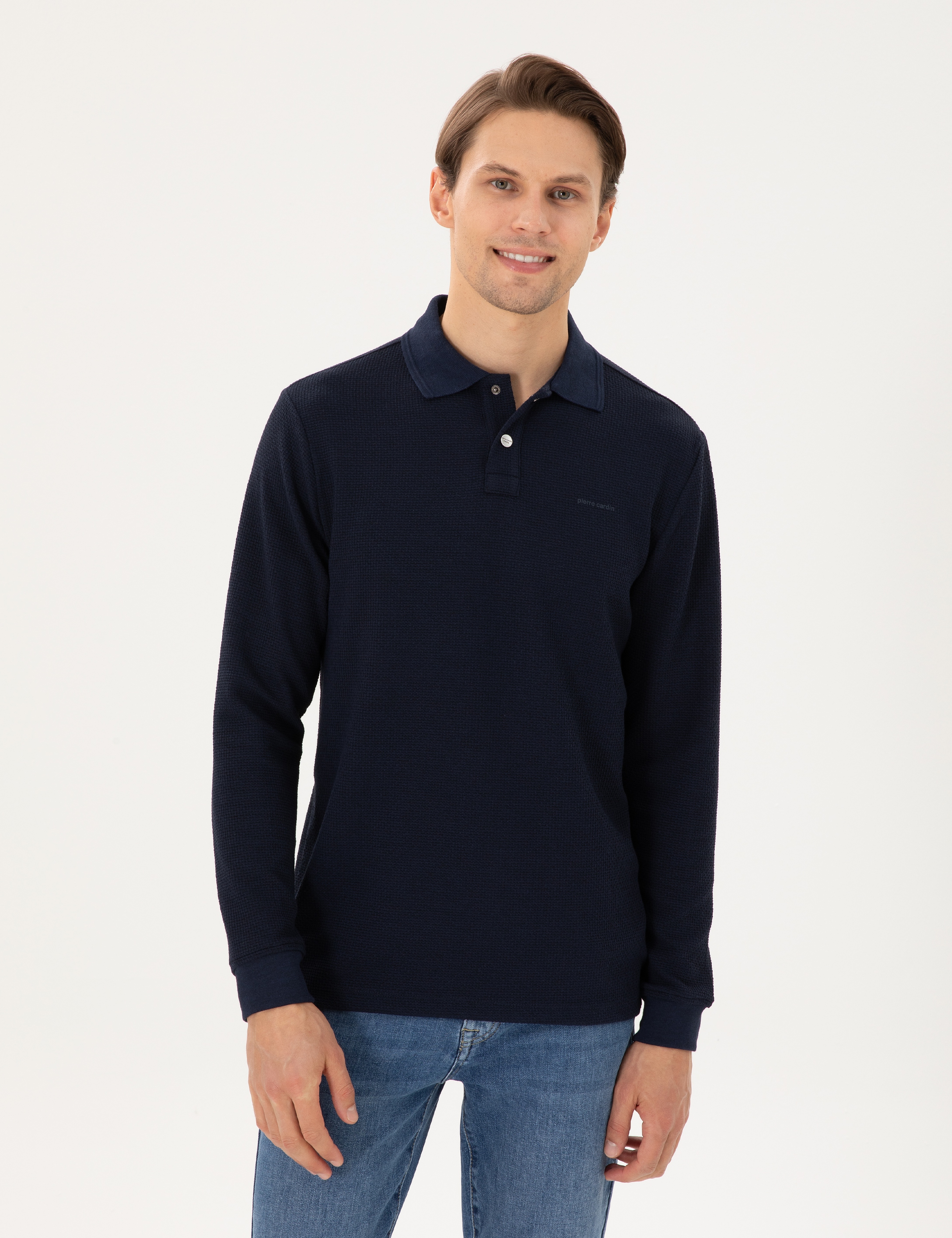 Lacivert Regular Fit Sweatshirt - Image 1
