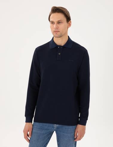 Lacivert Regular Fit Sweatshirt