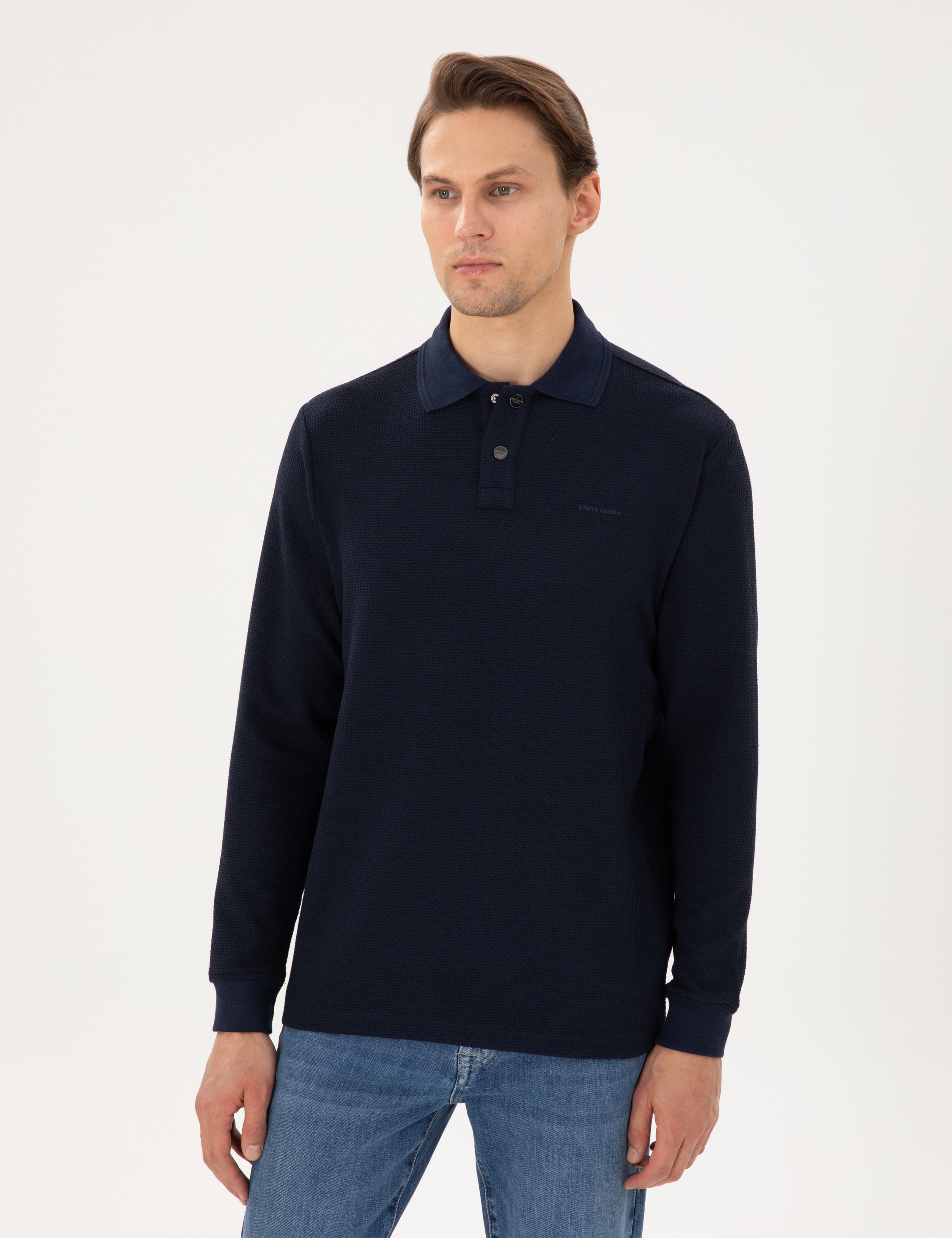 Lacivert Regular Fit Sweatshirt - Image 3
