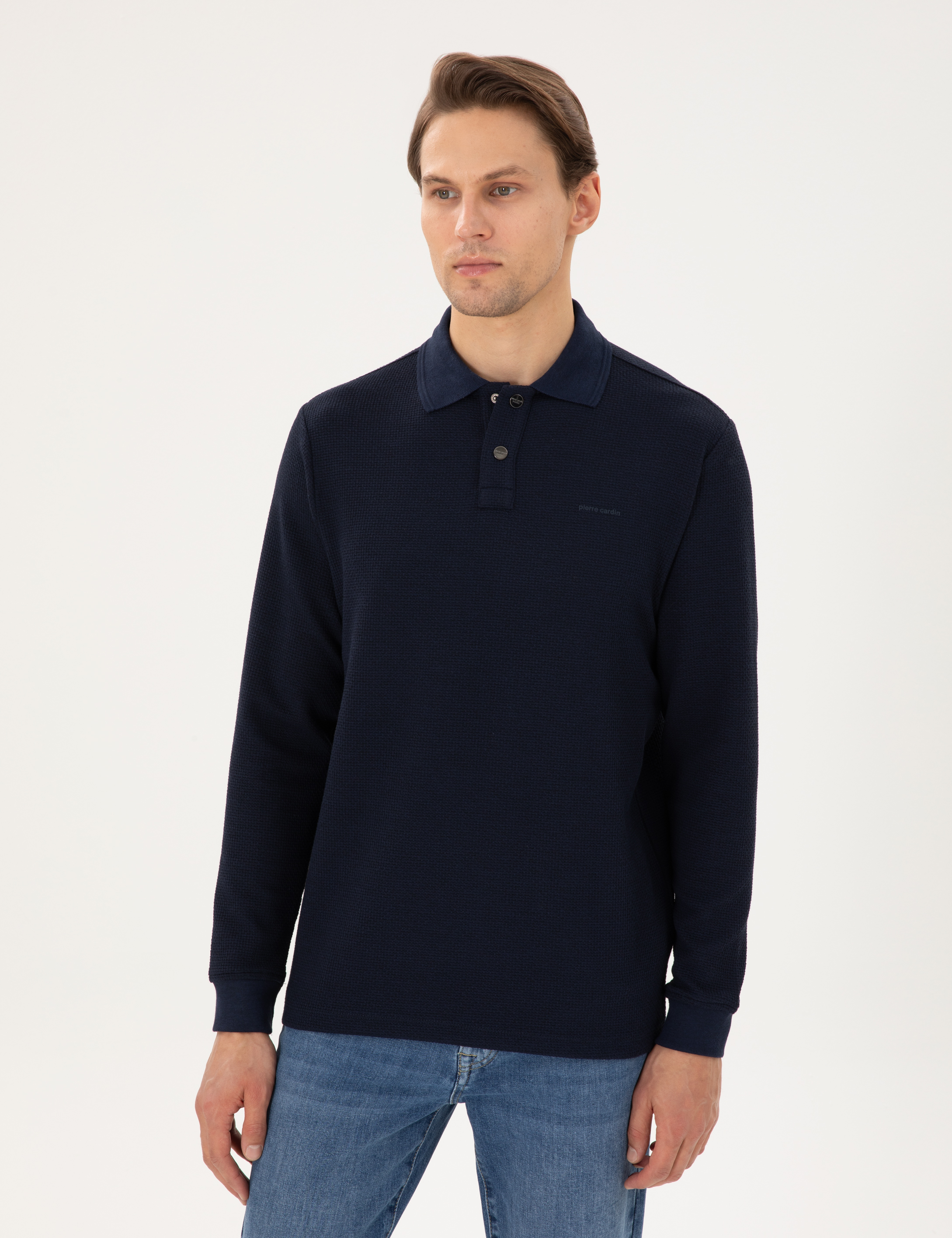 Lacivert Regular Fit Sweatshirt
