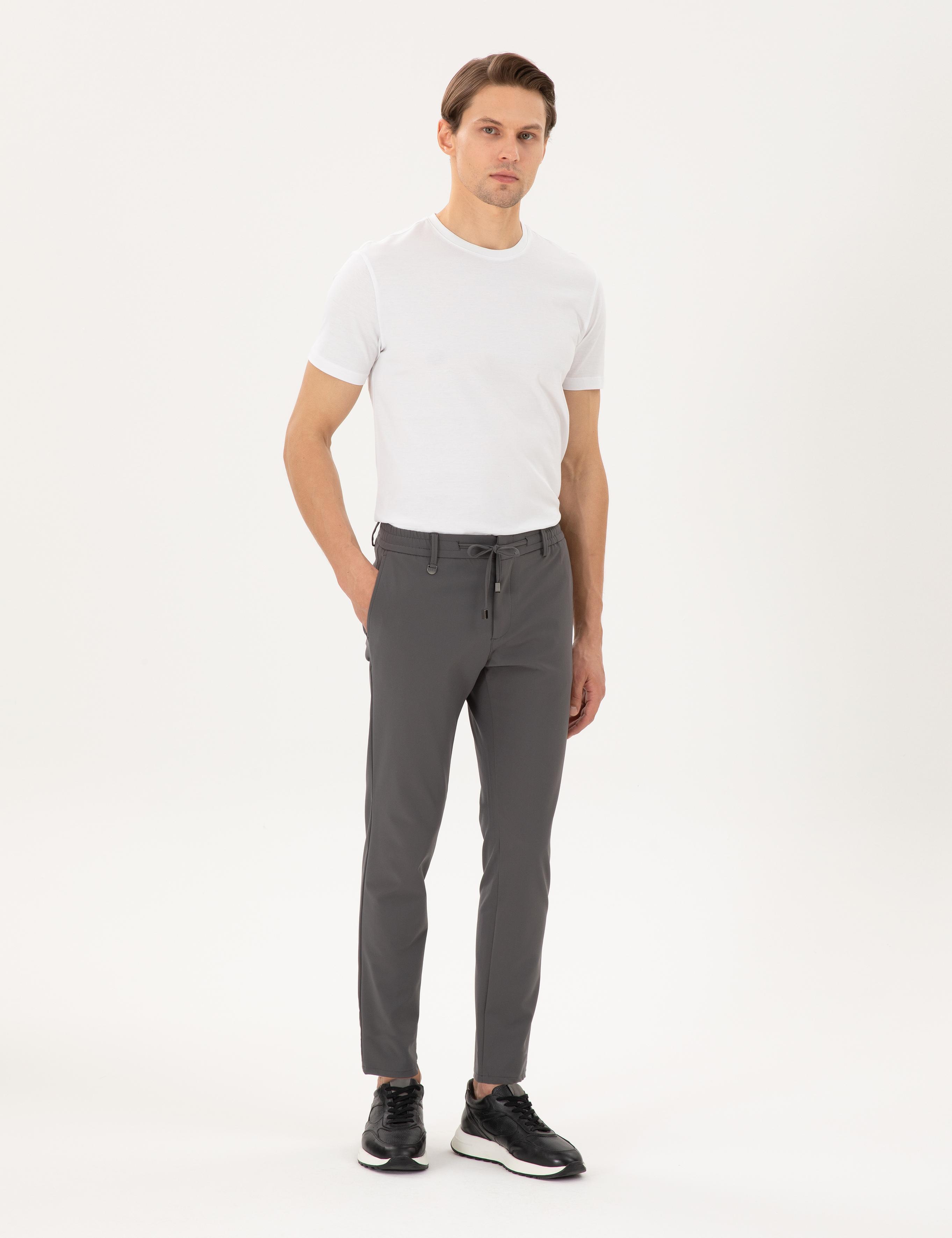 Antrasit Klasik Jogger Pantolon