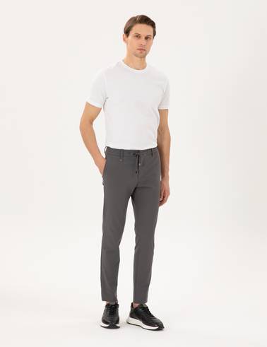 Antrasit Klasik Jogger Pantolon