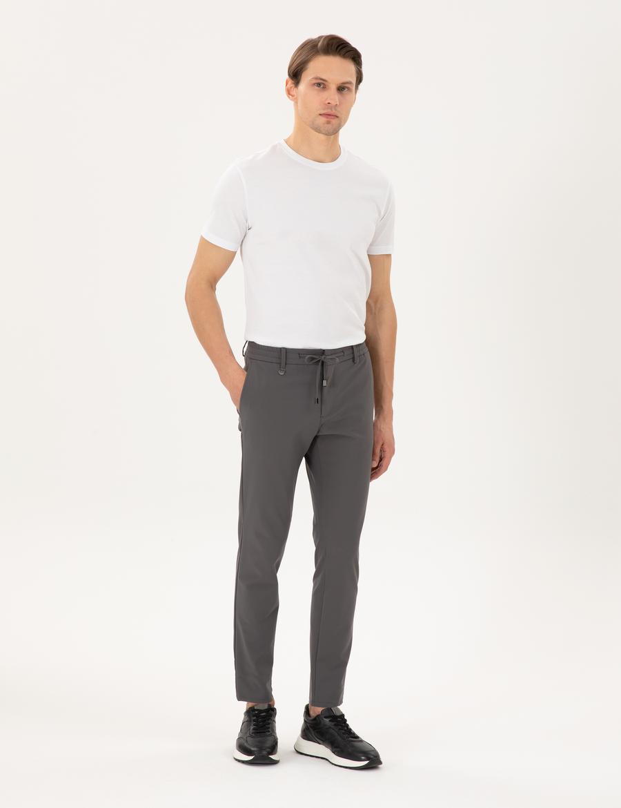 Antrasit Klasik Jogger Pantolon