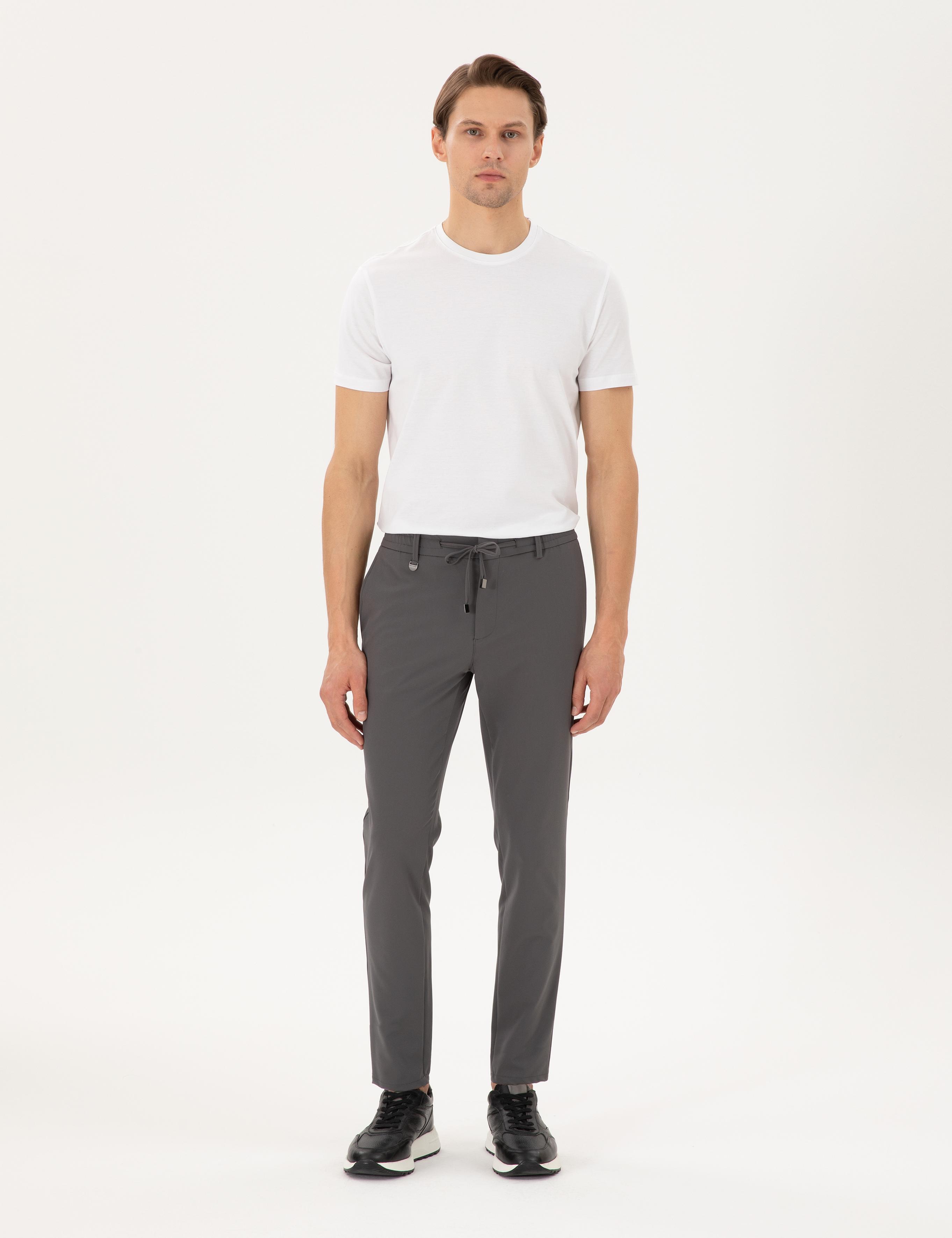 Antrasit Klasik Jogger Pantolon