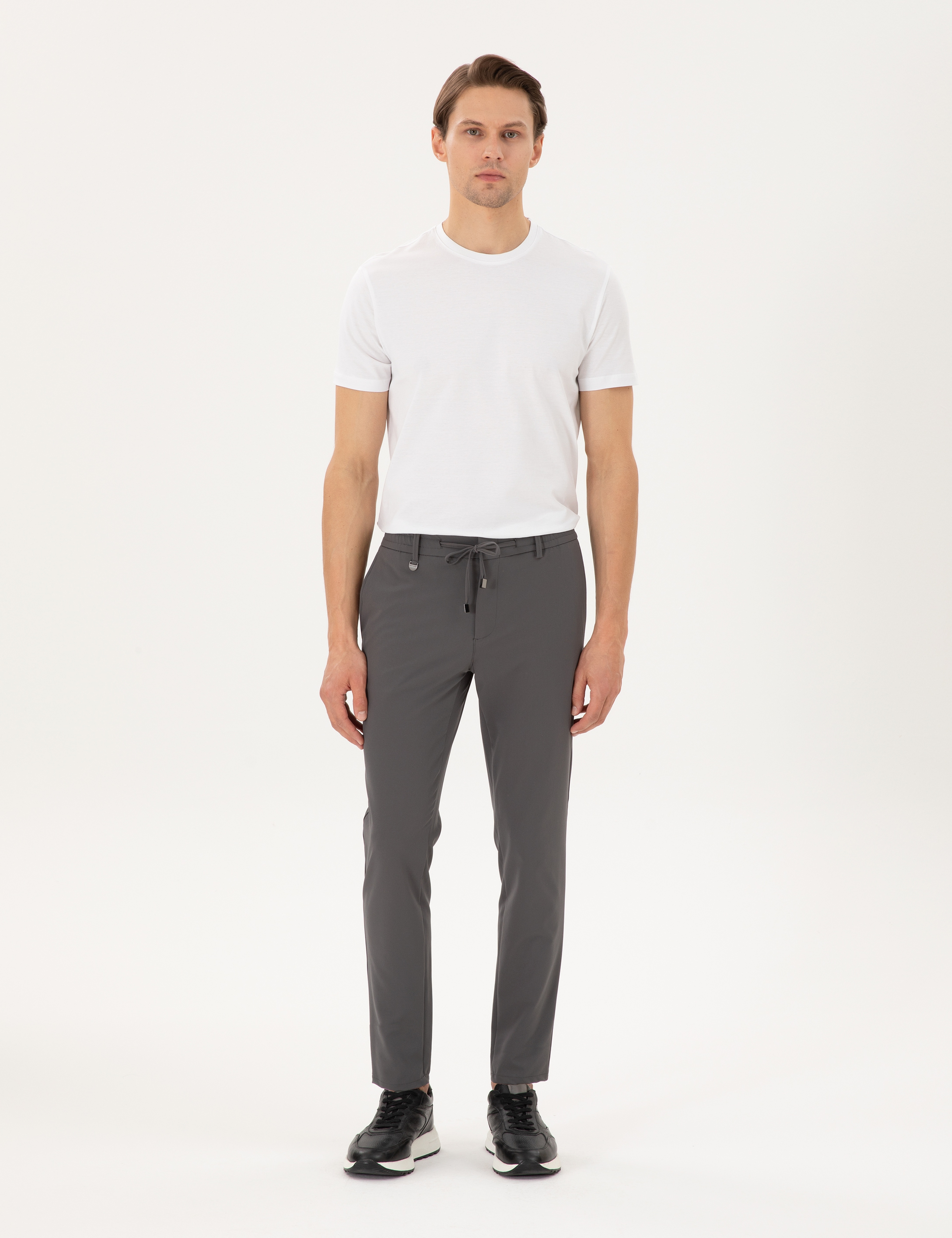 Antrasit Klasik Jogger Pantolon - Image 3
