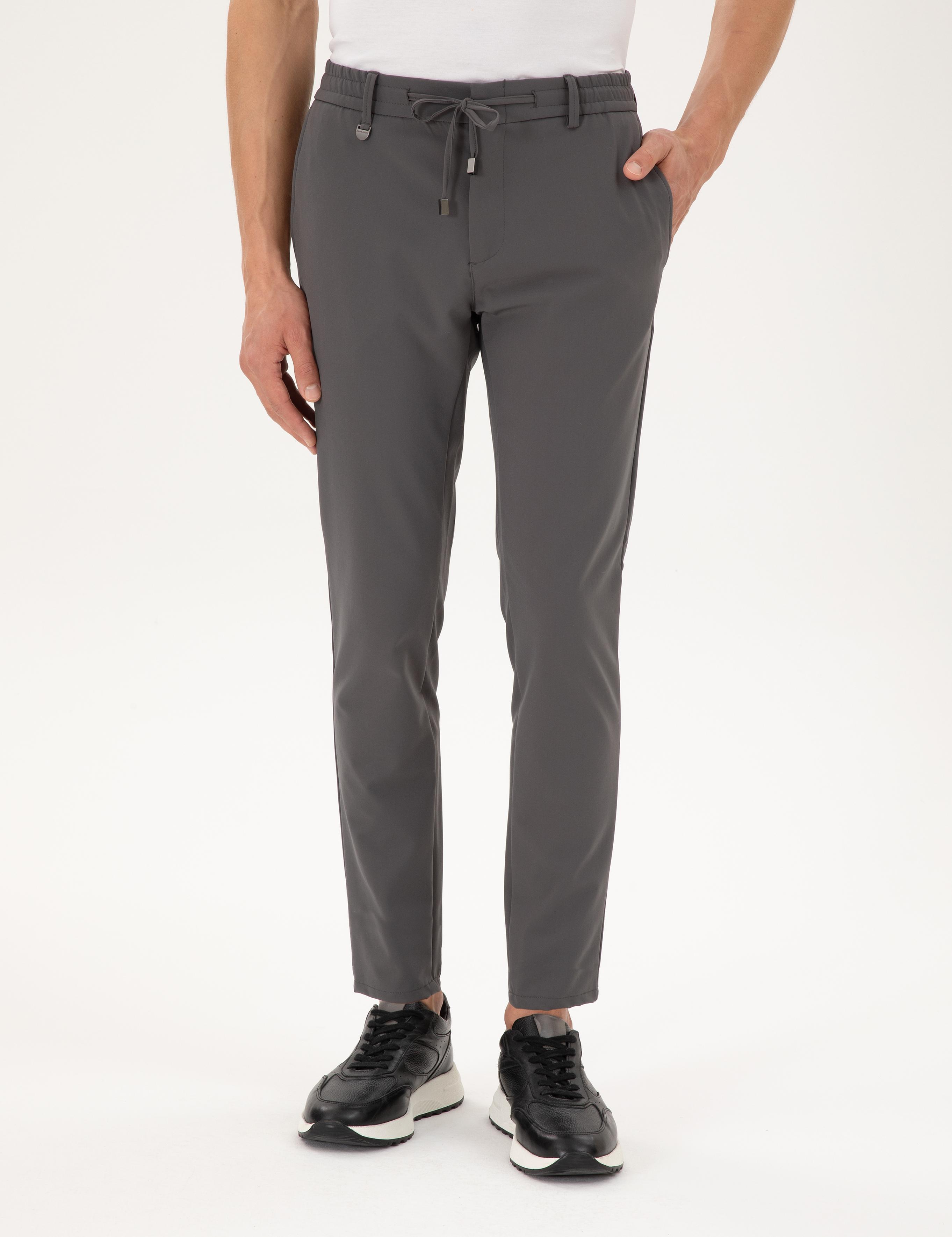 Antrasit Klasik Jogger Pantolon