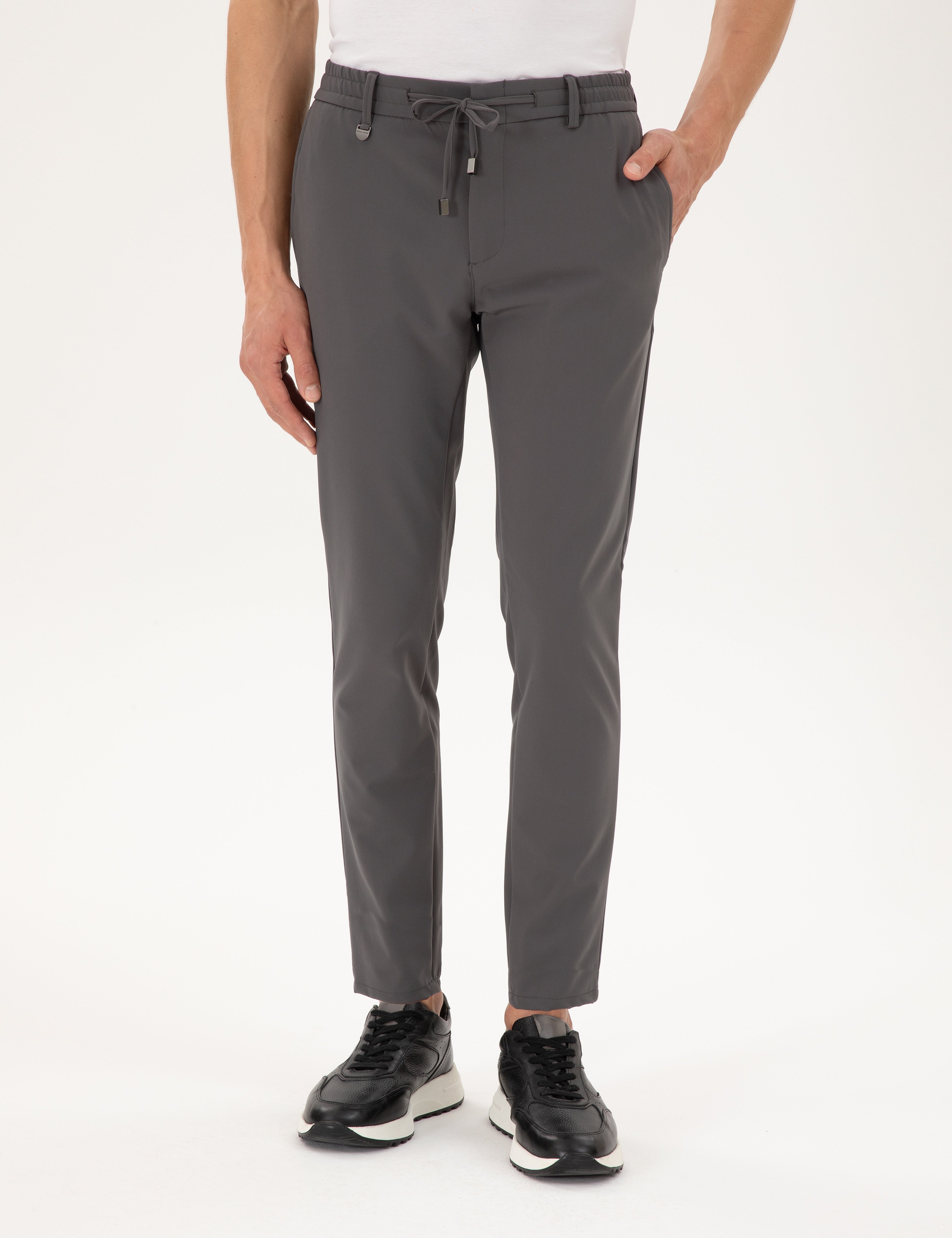Antrasit Klasik Jogger Pantolon - Image 2
