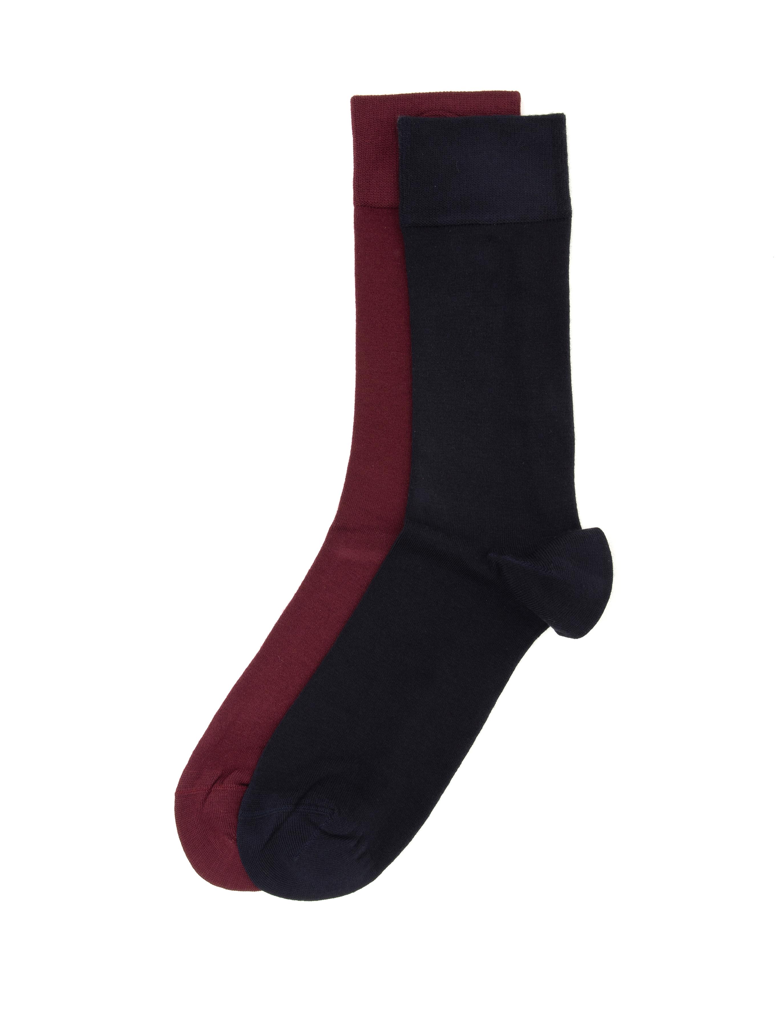 Erkek Bambu Karışımlı 2'li Paket Siyah Soket Basic Çorap