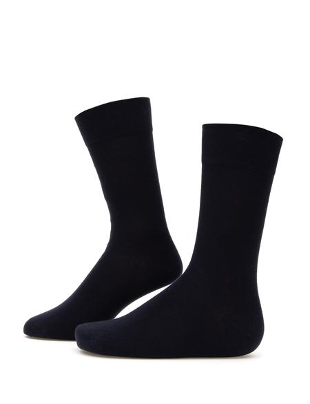 Erkek Bambu Karışımlı 2'li Paket Siyah Soket Basic Çorap - 50304466001