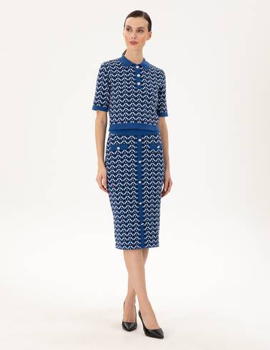 Saks Crop Top Polo Yaka Kazak