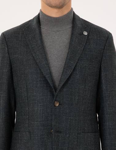 Koyu Yeşil Slim Fit Ceket