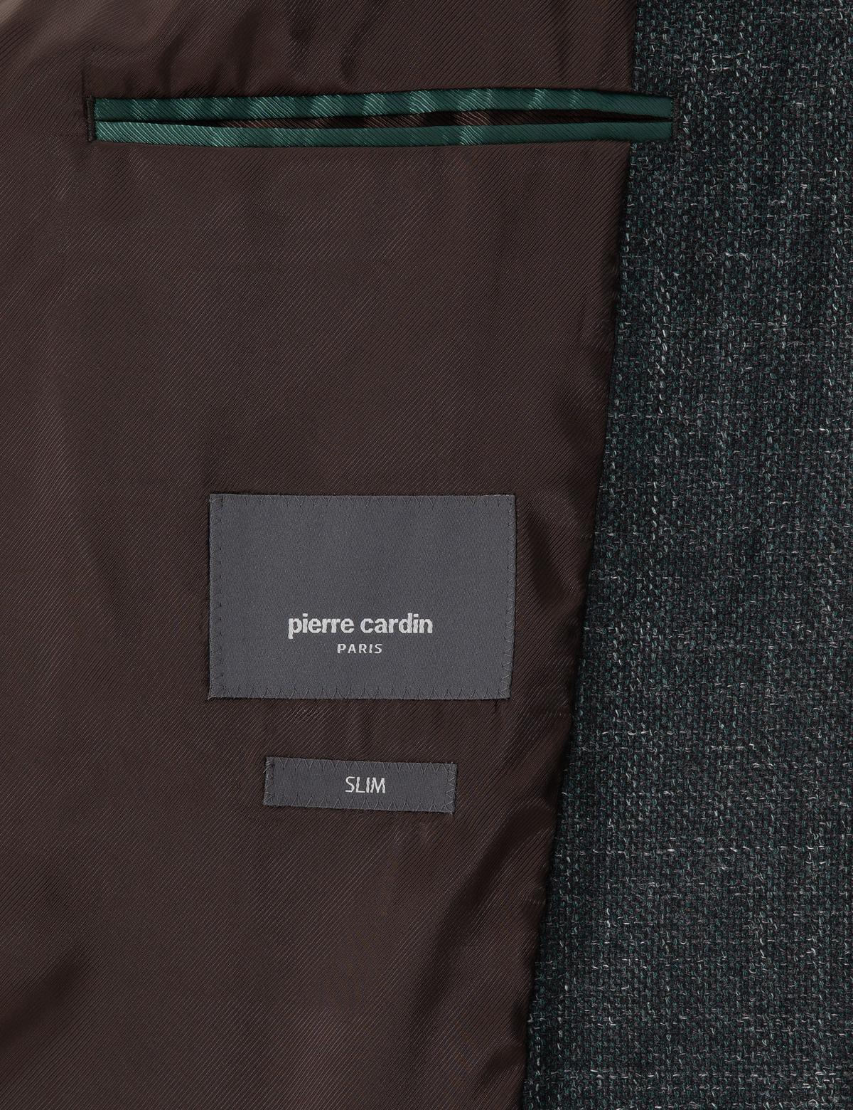 Koyu Yeşil Slim Fit Ceket - 50291934044