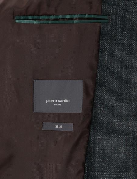 Koyu Yeşil Slim Fit Ceket - 50291934044