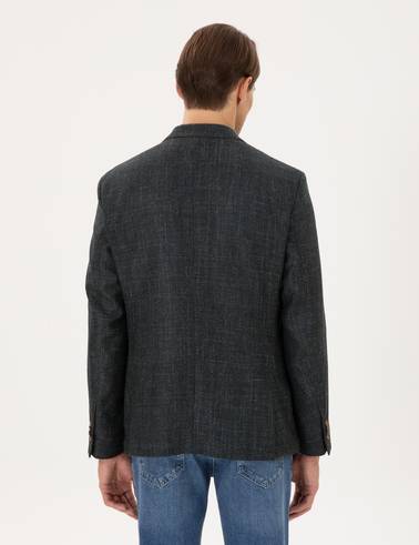 Koyu Yeşil Slim Fit Ceket