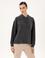 Antrasit Oversize Modal Kumaş Sweatshirt