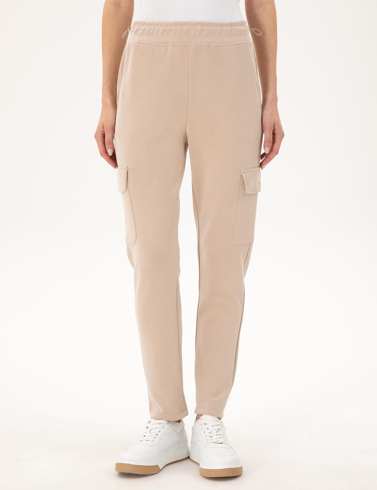 Bej Regular Fit Eşofman Altı - 50283329014