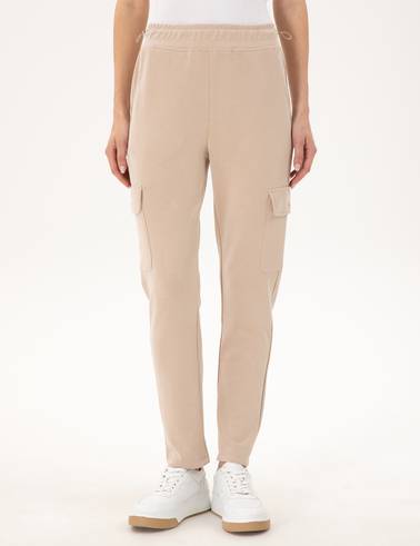 Bej Regular Fit Eşofman Altı