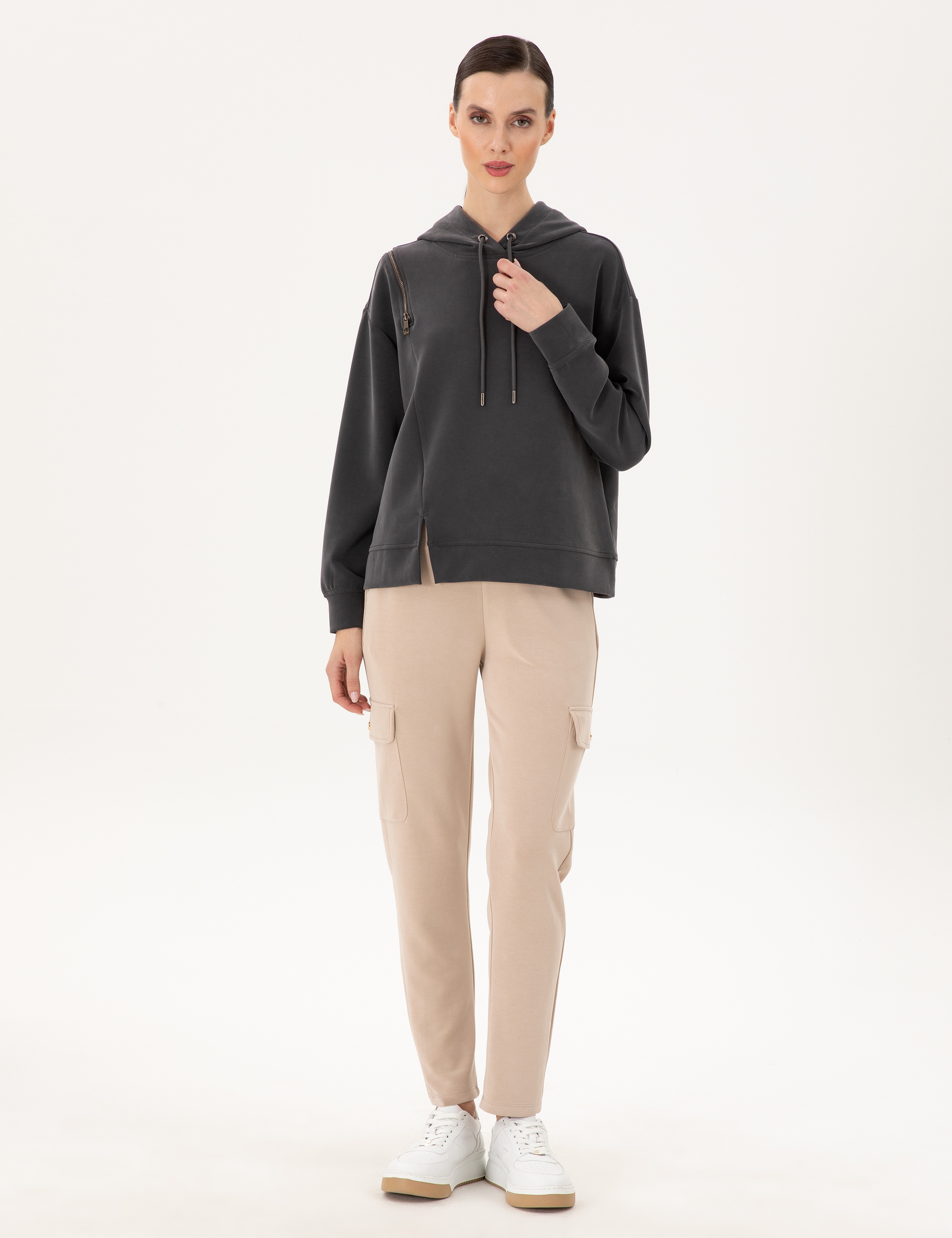 Bej Regular Fit Eşofman Altı - Image 1