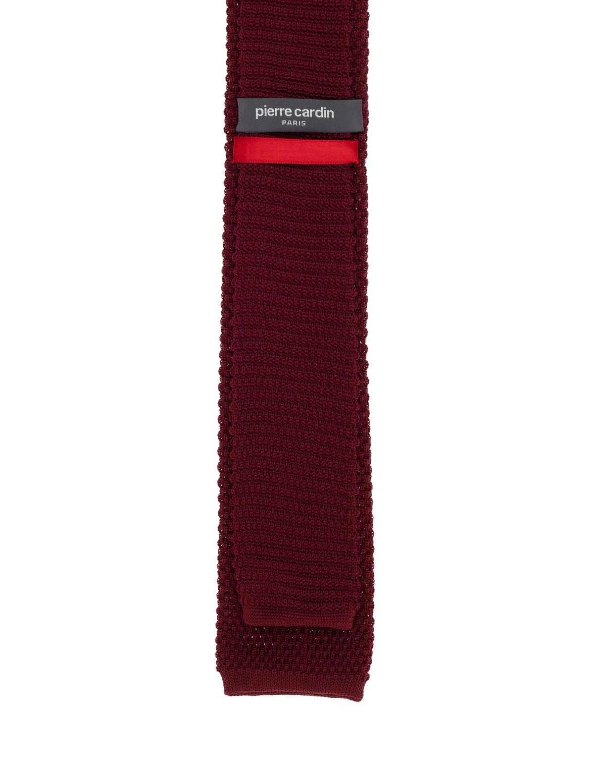 Bordo Örme Kravat - 50304114004