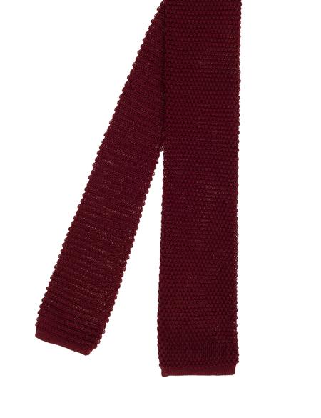 Bordo Örme Kravat - 50304114004