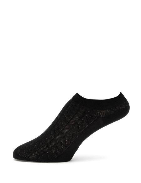 Kadın Siyah 2'li Patik Çorap - 50301600002