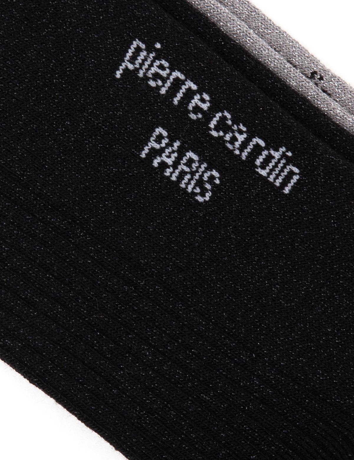 Kadın Siyah Simli 2'li Patik Çorap - 50301617002