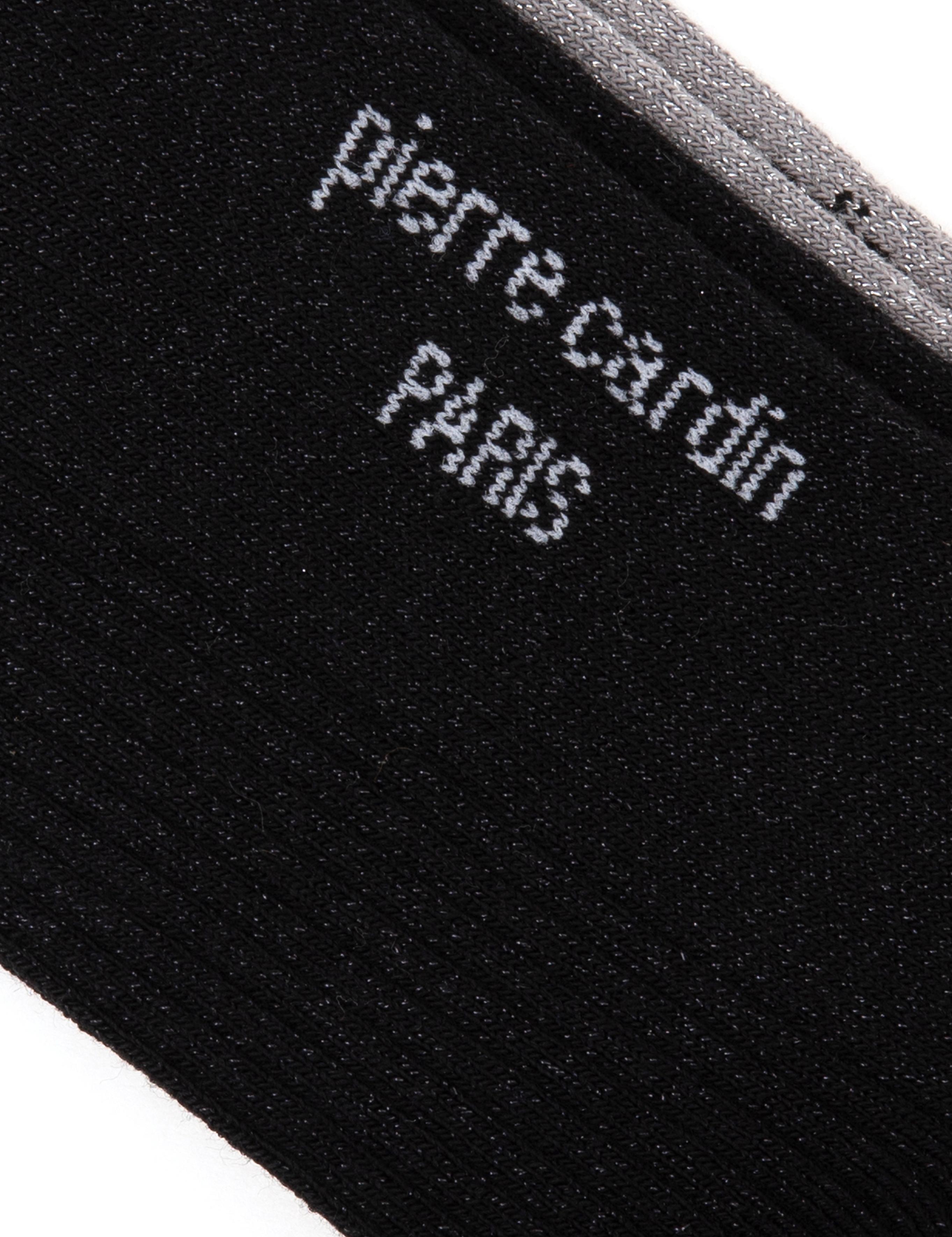 Kadın Siyah Simli 2'li Patik Çorap