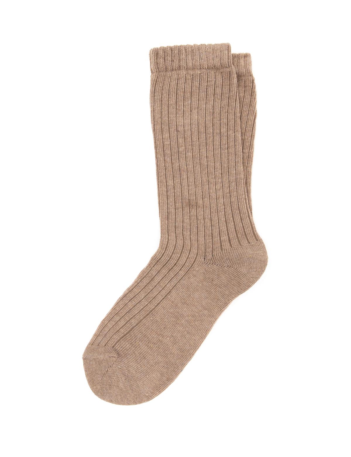 Kadın Kahverengi Soket Çorap