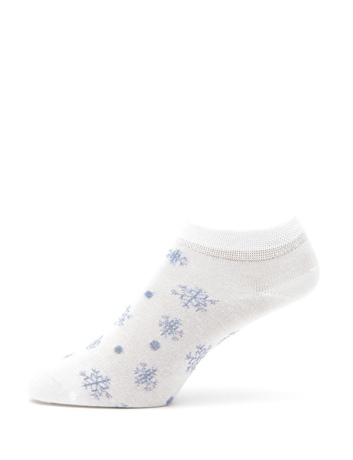 Kadın Mavi 2'li Patik Çorap - 50301618002