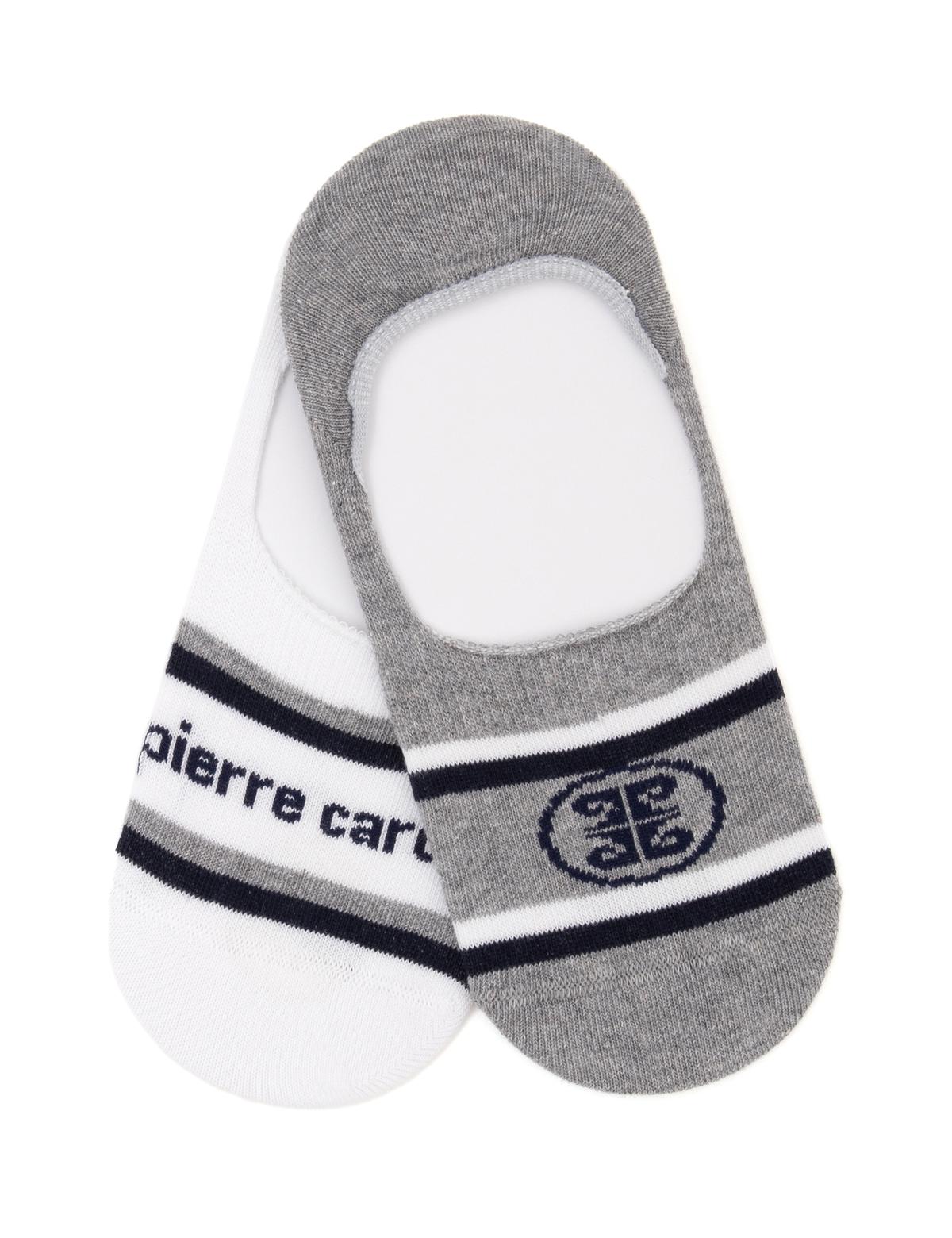 Kadın Gri 2'li Babet Çorap - 50301599001