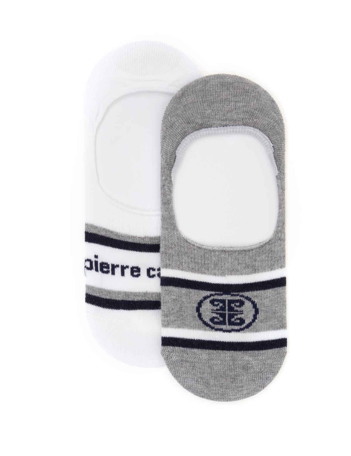 Kadın Gri 2'li Babet Çorap - 50301599001