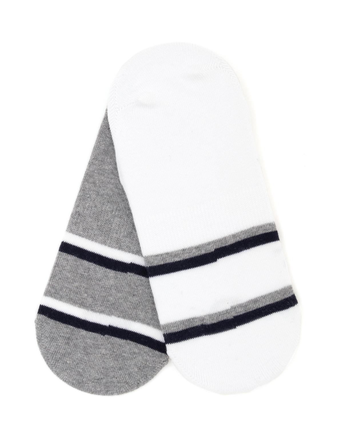 Kadın Gri 2'li Babet Çorap - 50301599001
