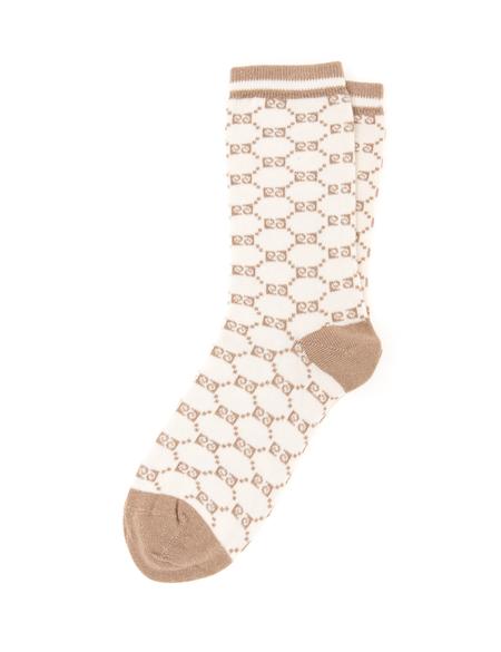 Kadın Ekru Soket Çorap - 50301625001