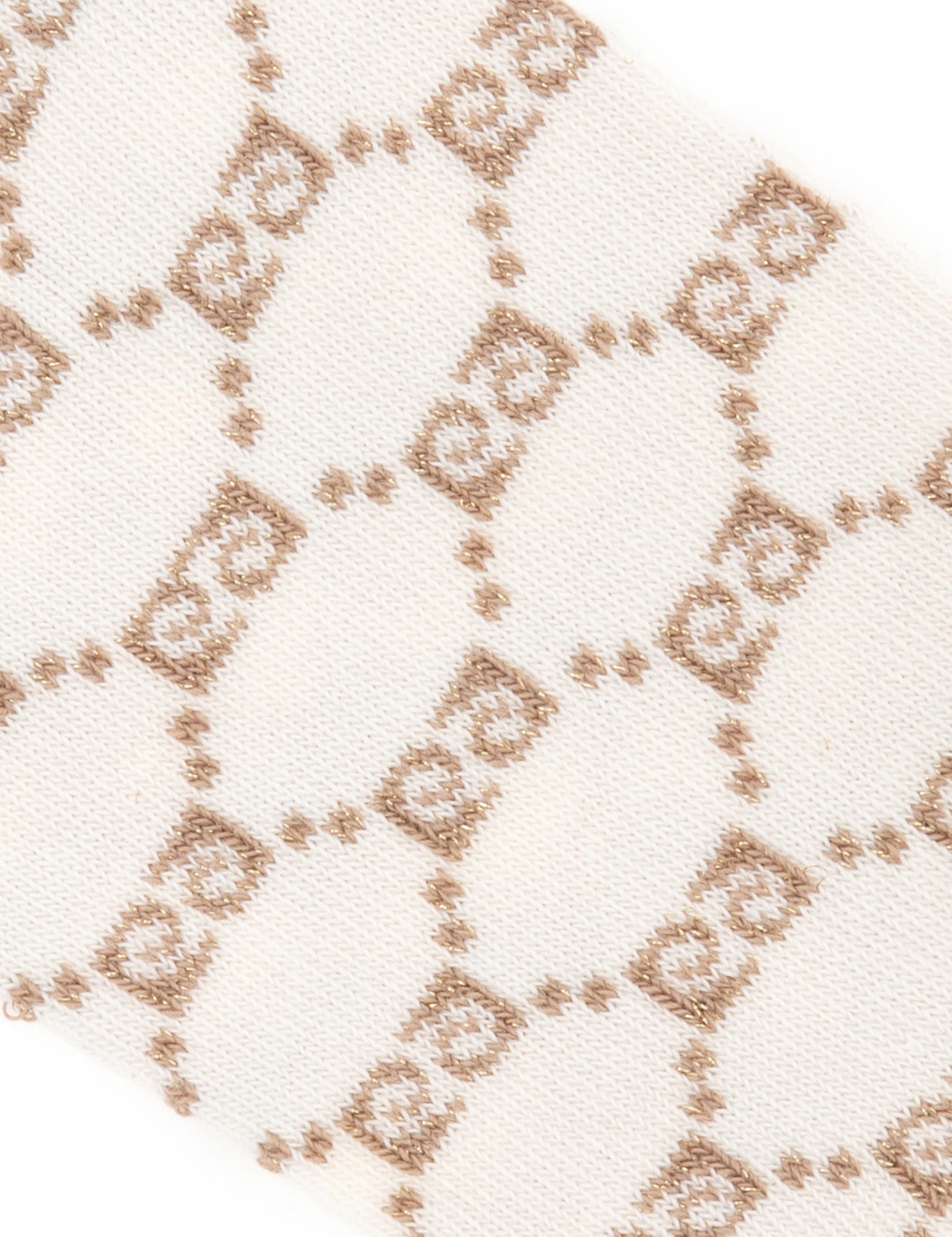 Kadın Ekru Soket Çorap