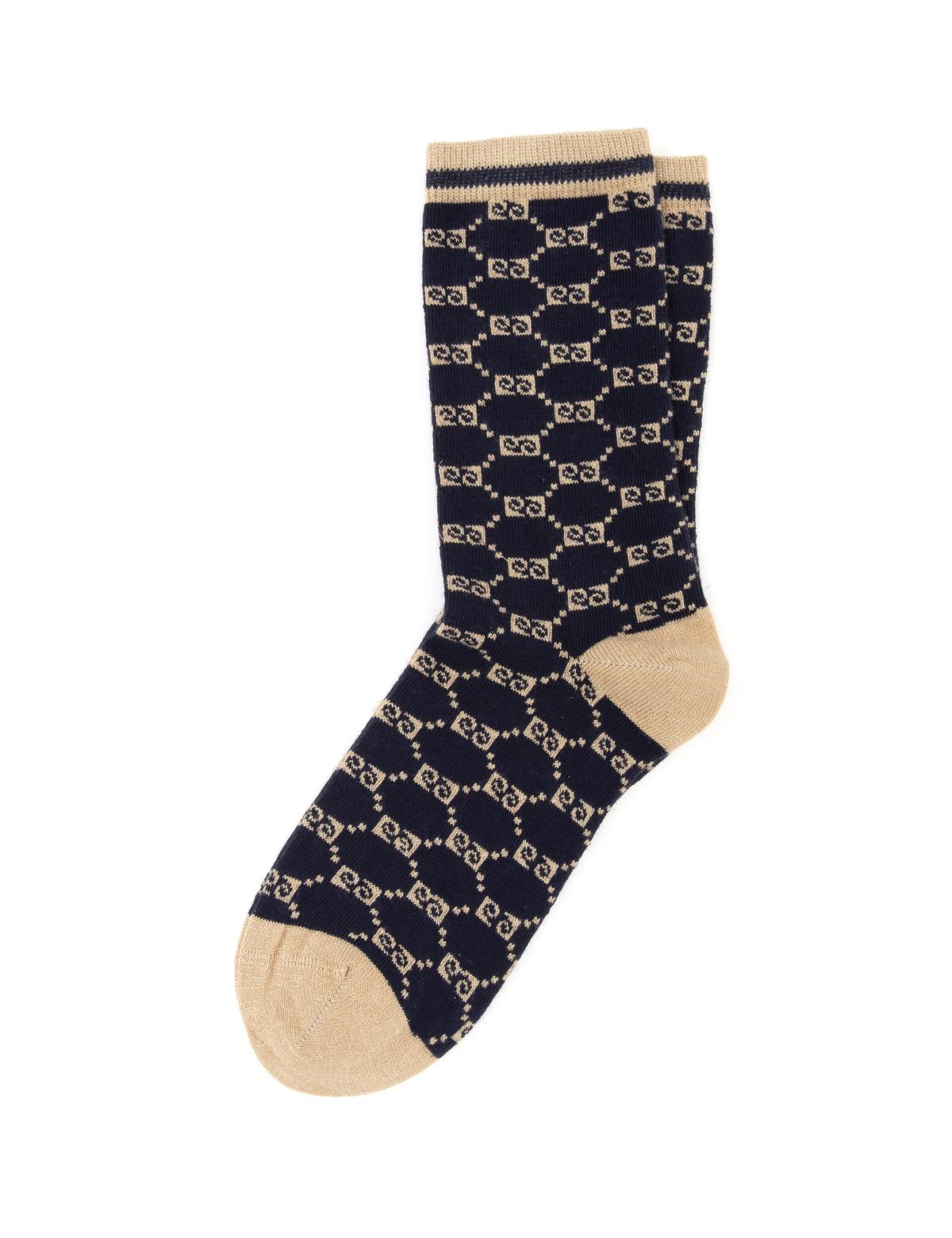 Kadın Lacivert Soket Çorap - 50301625002